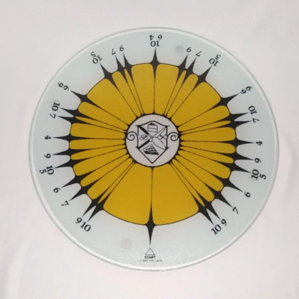 3 M glass pie